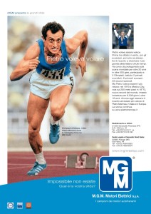 Pietro Mennea testimonial 2007 MGM